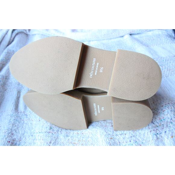 Freda Salvador Celia Suede Camel Chelsea Lug Platform Boots Size 9.5 - Picture 4 of 5